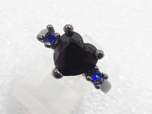 JAPANESE KIMONO / ANTIQUE COLORED STONE RING (SIZE 15)